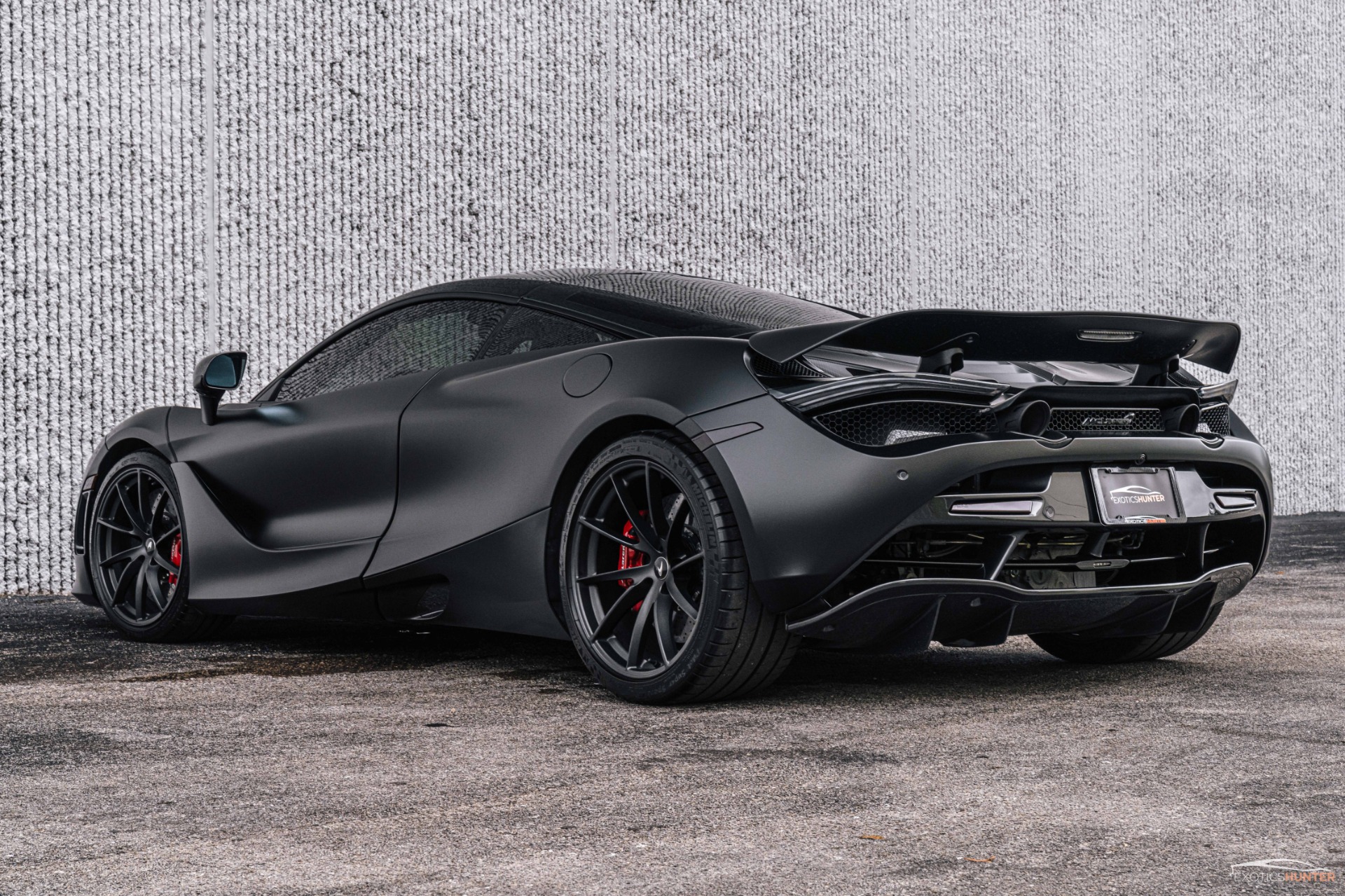 Used 2019 McLaren 720S Performance $351K MSRP Wrapped Matte Black